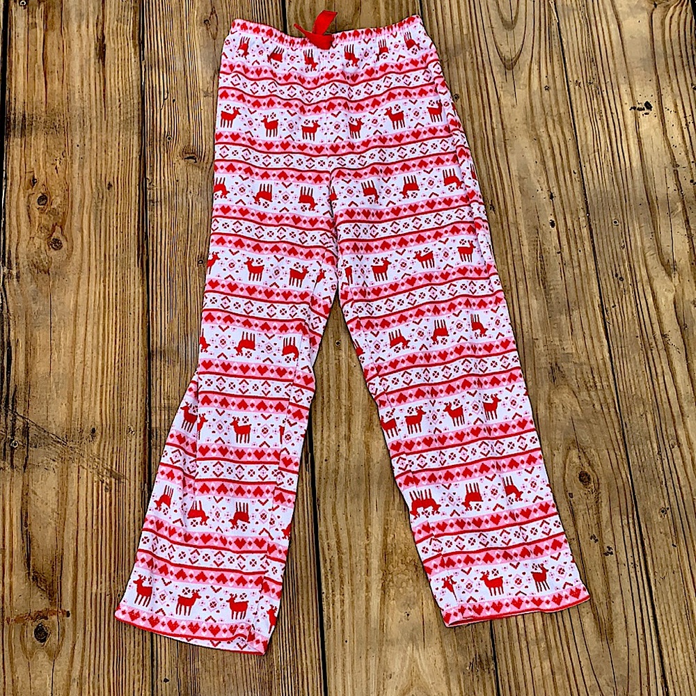 Carter’s Girls size 10 Reindeer Christmas Pajama Pants